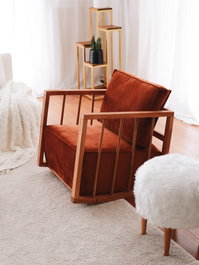 Atelier Del Sofa Silla Alada Cinnamon